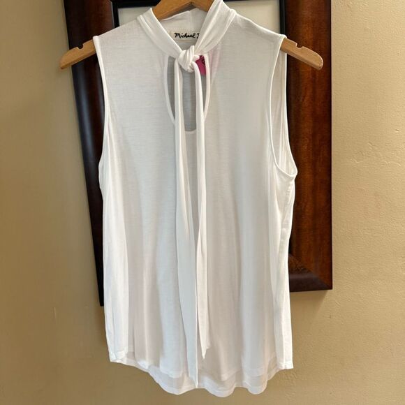 NWT Michael Stars Neck Tie Long Tee - Picture 1 of 5